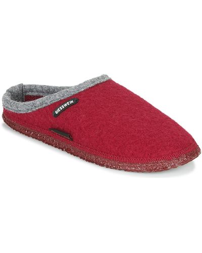 Giesswein Chaussons - Rouge