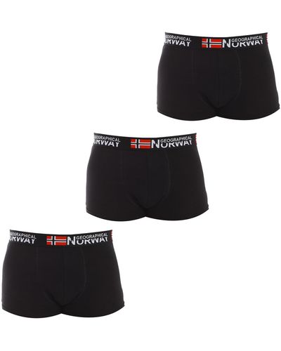 GEOGRAPHICAL NORWAY Boxers GN1000-002 - Noir