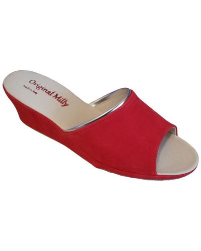 MILLY Mules MILLY7000ros - Rouge