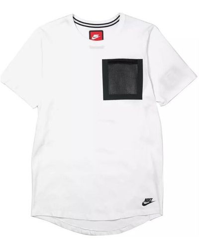 Nike T-shirt Tee-shirt Tech Hypermesh Pocket - 776675-100 - Blanc