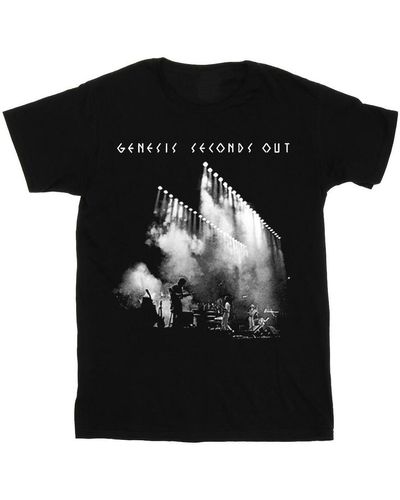 Genesis T-shirt Seconds Out One Tone - Noir
