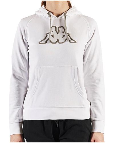 Kappa Sweat-shirt 304IM50 - Blanc