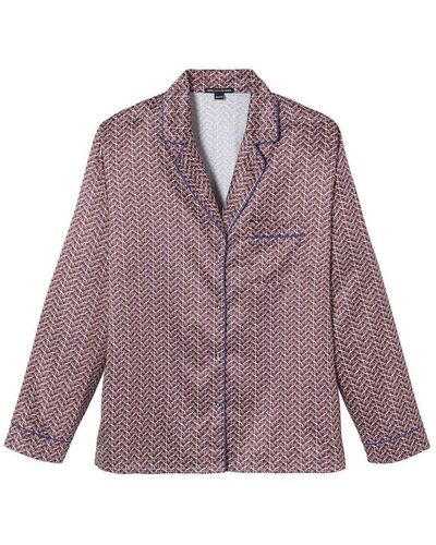 Pommpoire Pyjamas / Chemises de nuit Haut de pyjama rose/bleu Mambo - Violet
