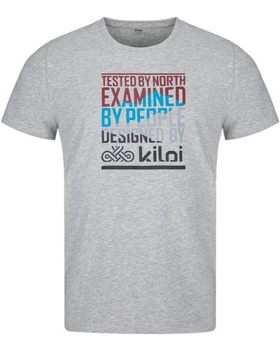 KILPI T-shirt T-shirt coton TYPON-M - Gris