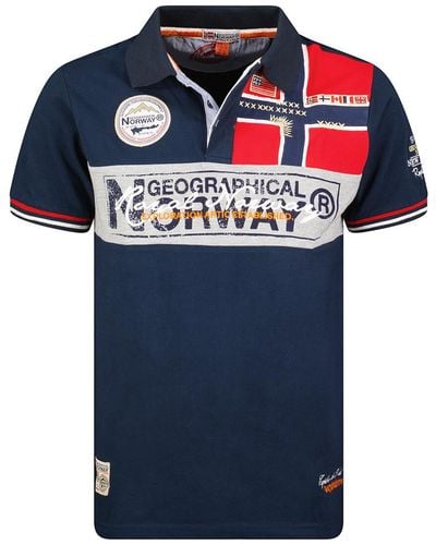 GEOGRAPHICAL NORWAY Polo SX1132HGN-Navy - Bleu
