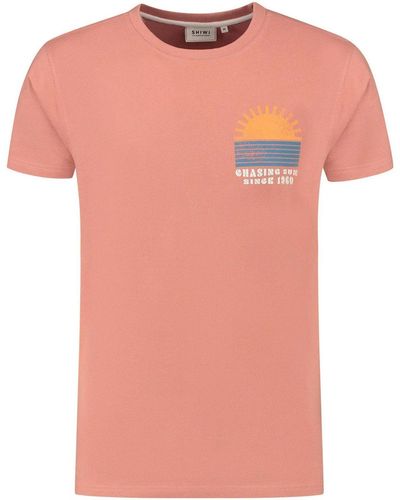 Shiwi T-shirt T-shirt Sunset Faded Pink - Rose