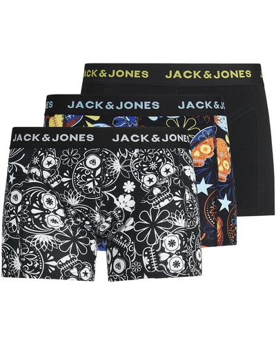 Jack & Jones Boxers Lot de 3 Boxers coton fermé - Multicolore