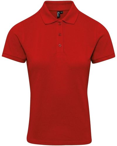 PREMIER T-shirt Coolchecker Plus - Rouge