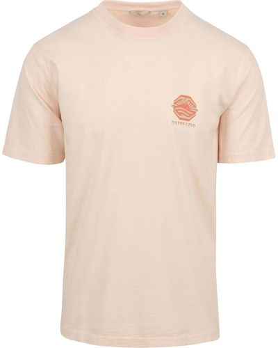 Dstrezzed T-shirt T-shirt Ty Impression Rose Clair - Neutre