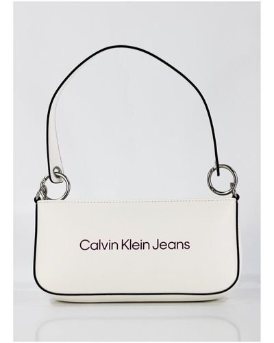 Calvin Klein Sac Bolsos en color blanco para