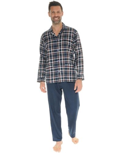 Christian Cane Pyjamas / Chemises de nuit ISKANDER - Bleu