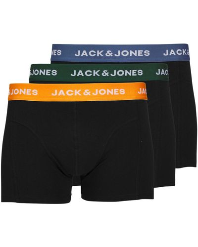 Jack & Jones Boxers Boxers coton fermé, Lot de 3 - Orange