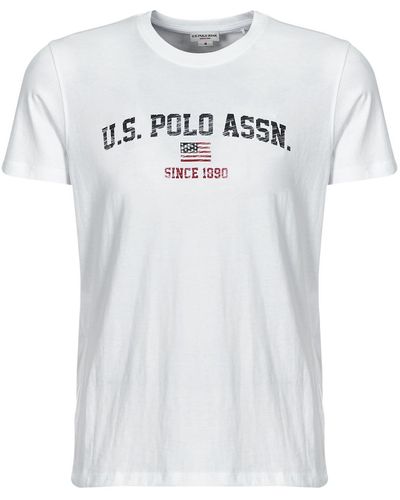 U.S. POLO ASSN. T-shirt MICK - Blanc