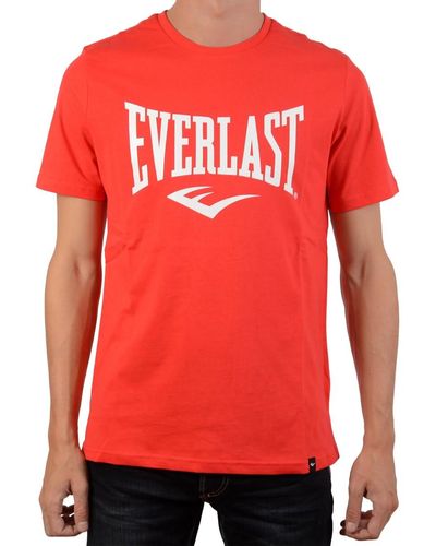 Everlast T-shirt Manche Courte Russel - Rouge