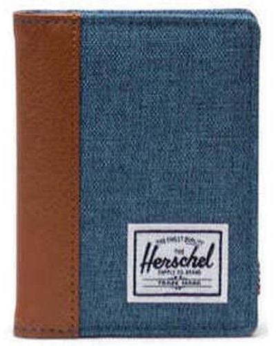 Herschel Supply Co. Portefeuille Gordon RFID Copen Blue Crosshatch - Bleu