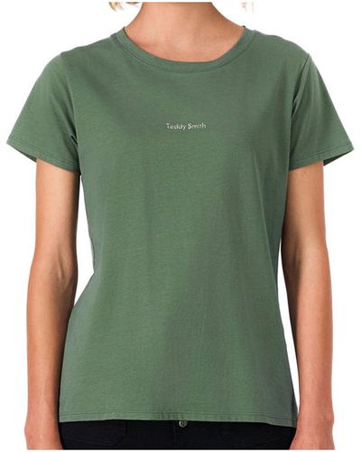 Teddy Smith T-shirt 31016576D - Vert