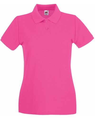 Fruit Of The Loom Polo Premium - Rose