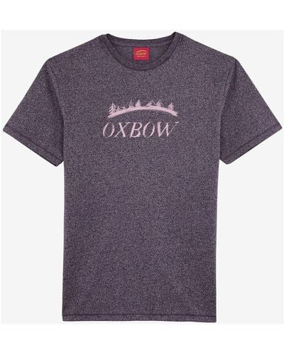 Oxbow T-shirt Tee-shirt manches courtes imprimé P2TOZIKER - Violet