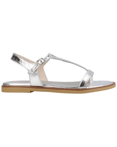 Wonders Sandales SANDALIAS PLANAS DE JIMENA A-7930 PLATA - Blanc