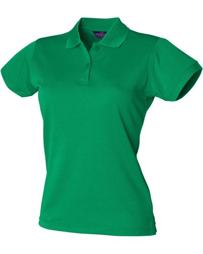Henbury T-shirt Coolplus - Vert