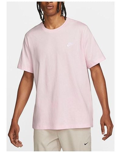 Nike T-shirt Club Tee-Shirt / Rose