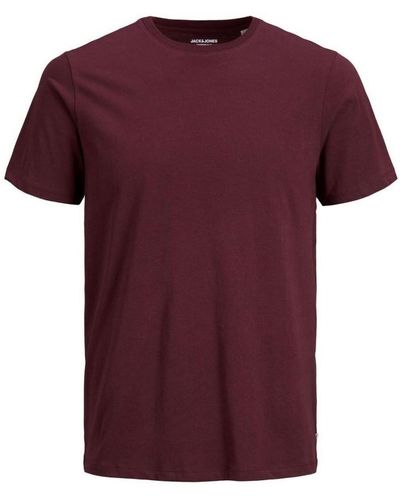 Jack & Jones T-shirt 12156101 JJEORGANIC BASIC TEE-PORT ROYALE - Violet