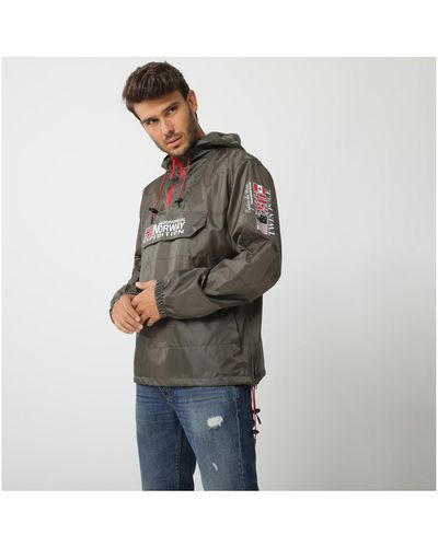GEOGRAPHICAL NORWAY Veste BOOGEE kway - Gris