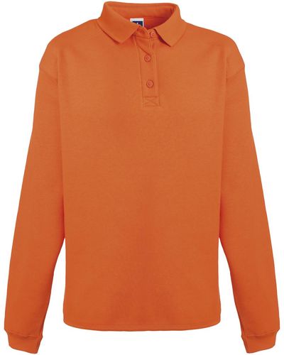 Russell Sweat-shirt Heavy Duty - Orange