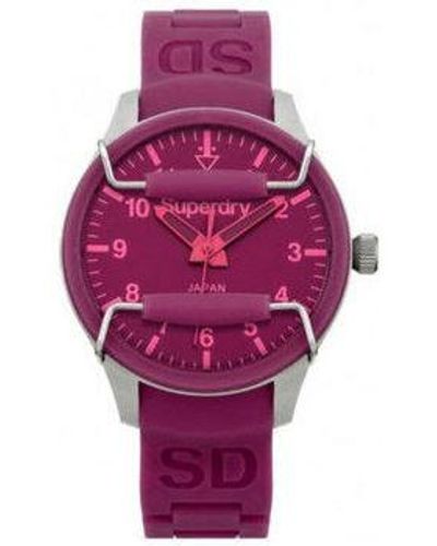 Superdry Montre Montre SYL127P Reloj Mujer - Violet