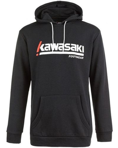 Kawasaki Sweat-shirt Killa Unisex Hooded Sweatshirt K202153 1001 Black - Noir