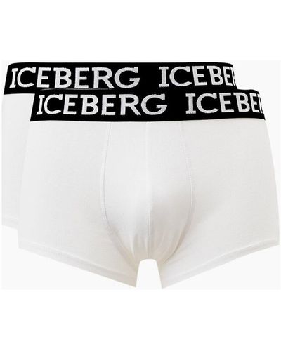 Iceberg Boxers ICE1UTR02 - Blanc