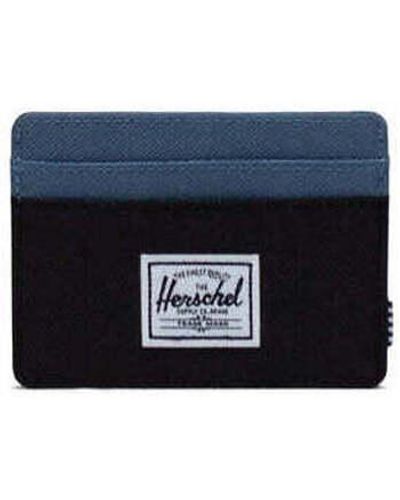 Herschel Supply Co. Portefeuille Eco | Charlie RFID Black/Copen Blue - Bleu