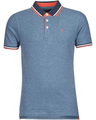 Jack & Jones Polo JJEPAULOS - Bleu