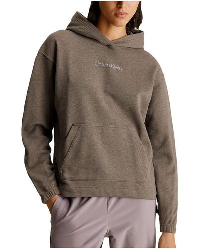 Calvin Klein Sweat-shirt 00GWS3W300 - Marron