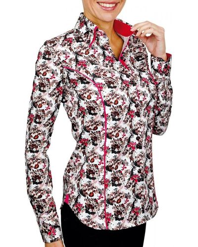 Andrew Mc Allister Chemise chemise imprimee sidney rose