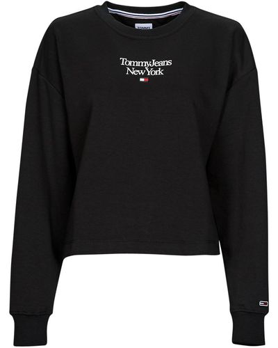 Tommy Hilfiger Sweat-shirt TJW BXY ESSENTIAL LOGO 1 CREW - Noir