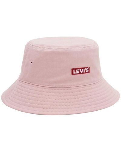 Levi's Casquette BUCKET HAT BABY TAB LOG - Rose