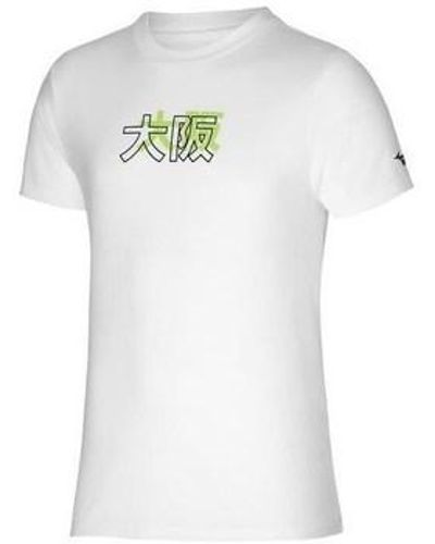 Mizuno T-shirt Katakana Tee - Blanc