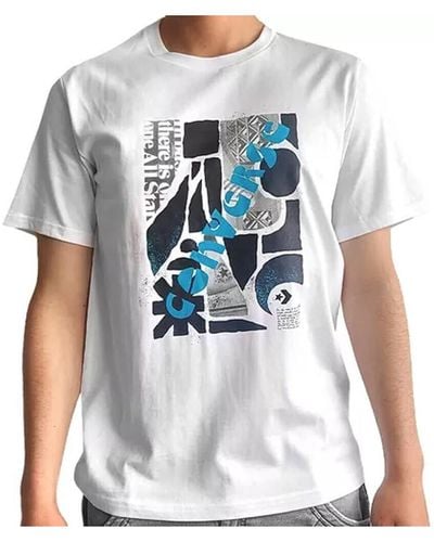 Converse T-shirt 10023992-A02 - Blanc