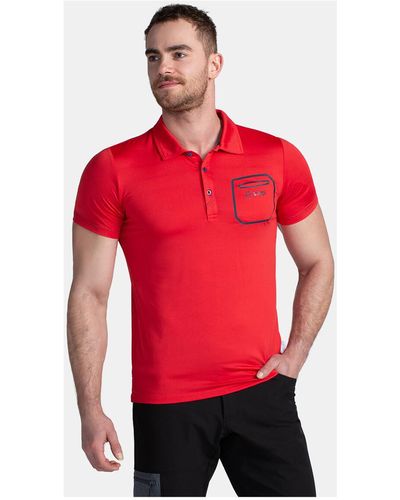 KILPI T-shirt Polo fonctionnel pour GIVRY-M - Rouge