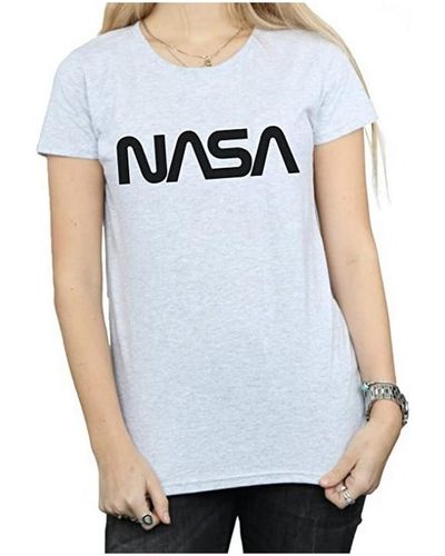 NASA T-shirt Modern - Bleu