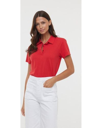 Lee Cooper Polo Polo BAELLE Ruby Red - Rouge