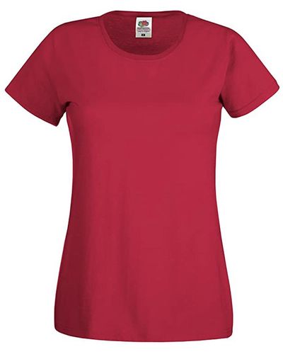 Fruit Of The Loom T-shirt 61420 - Rouge