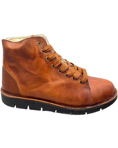 Natural World Boots NAW7211nue - Marron