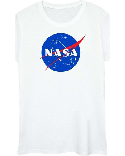 NASA T-shirt Classic Insignia Logo - Bleu