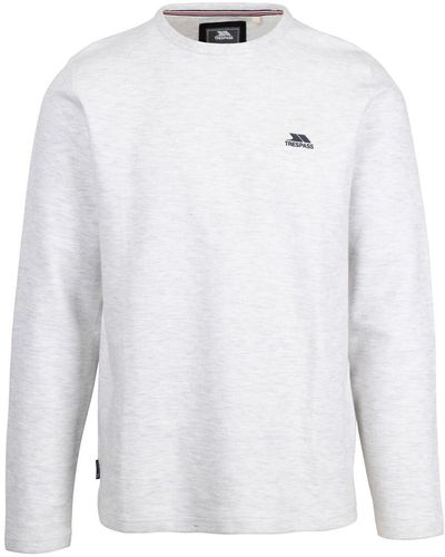 Trespass Sweat-shirt Calverley - Blanc