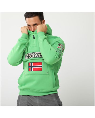 GEOGRAPHICAL NORWAY Sweat-shirt GYMCLASS sweat pour - Vert