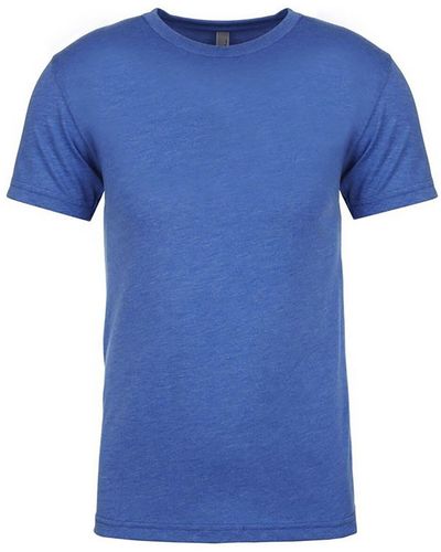 Next Level T-shirt Tri-Blend - Bleu