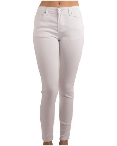 Primtex Jeans Jean stretch blanc taille haute coupe skinny - Jeaniful