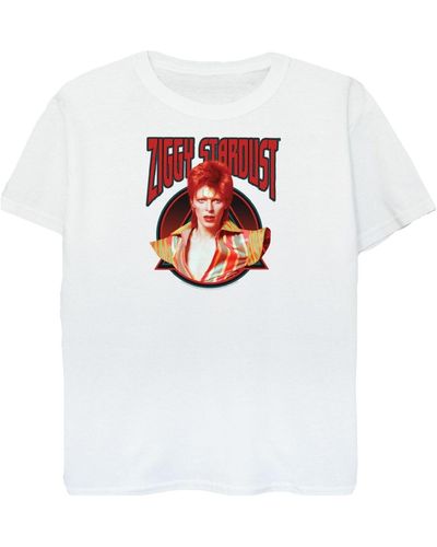 David Bowie T-shirt Ziggy Stardust - Blanc